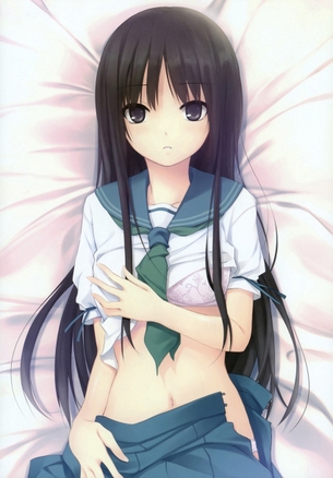 【二次】黒髪ロング美少女画像
