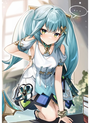 【非・微エロ】水曜日の青髪美少女画像まとめ その２２１