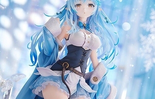 『ホロライブ』雪花ラミィのえっちなムチムチのえっちな太ももとおっぱいのエロフィギュア！