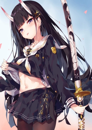 【アズールレーン】軽巡 能代 のエロ＆萌え画像