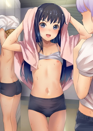 まだまだ発展途上だけどそれがイイ!! 小・中〇生くらいの少女の体操服+ブルマ画像♪