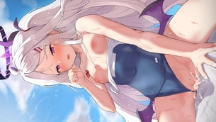 【水着でセックス！】水着のままえっちしてる二次エロ画像（水着総合）【50枚】part.33