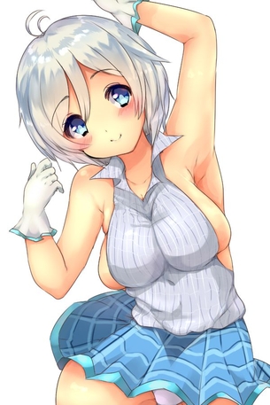 【バーチャルyoutuber】シロのがっつりむしゃぶりつきたいおっぱいエロ画像で即抜き！
