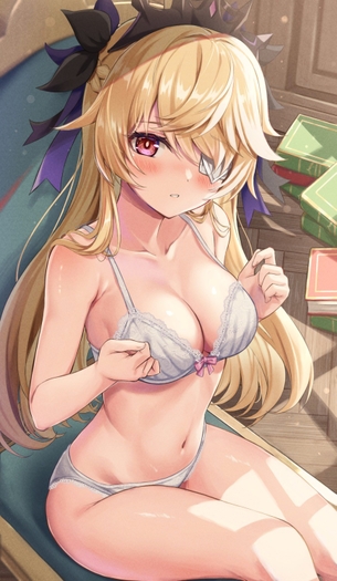 【非・微エロ】下着だけ身に着けている美少女の二次画像まとめ その９