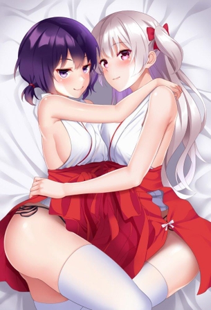 【非・微エロ】女の子同士の尊きイチャ百合画像まとめ　その１７
