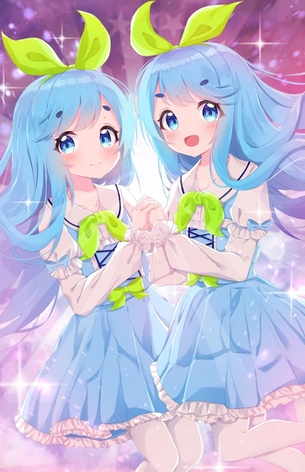 【非・微エロ】水曜日の青髪美少女画像まとめ　その１７９