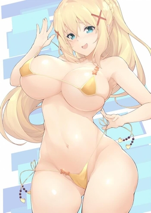 【この素晴らしい世界に祝福を！】ダクネスの激しいエロでハメハメな二次エロ画像まとめ