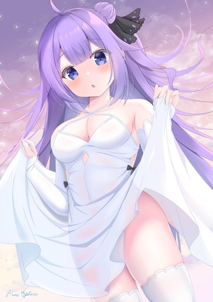 【非・微エロ】日曜日の紫髪美少女画像まとめ　その１７７