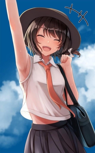 【非・微エロ】腋チラ・腋見せ二次元画像まとめ その８
