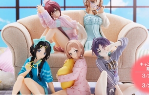 『アイドルマスター シャイニーカラーズ』女の子たちのえっちな部屋着姿のエロフィギュア！