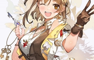 『ライザのアトリエ3』発売記念イラストのライザのエロい太ももがもう破裂寸前のムチムチ