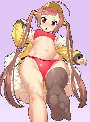【ローアングル】下から女の子を覗きこむ二次元エロ画像＆イラスト Part61