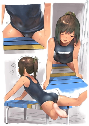【自慰】角オナが気持ち良すぎて夢中で擦り付けてる女の子の二次エロ画像