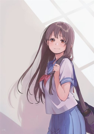 【制服】制服美少女の二次元エロ画像＆イラスト Part46