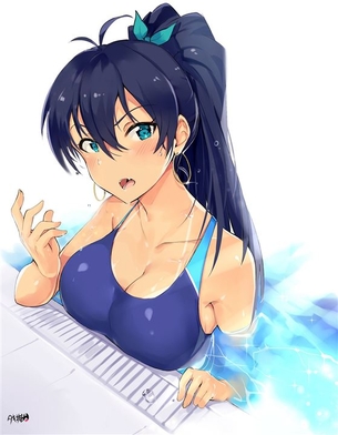 【ポニーテール】うなじが魅力的 ポニーテール少女の二次元エロ画像＆イラスト Part21