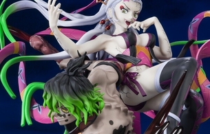 『鬼滅の刃』エロい格好でおっぱいや太ももがえっちな堕姫と妓夫太郎のエロフィギュア！