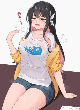 【強調してないからこそ】普通の恰好してるおっぱい大きい女子の二次エロ画像