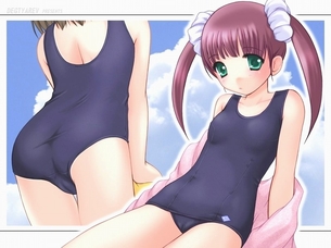 【虹画像】スク水や競泳水着の女の子の画像集 part18