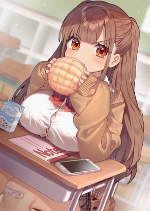 おっぱいが大きすぎて服のボタンとボタンの間から胸チラしてるムフフな二次元画像！2【微エロ多め】