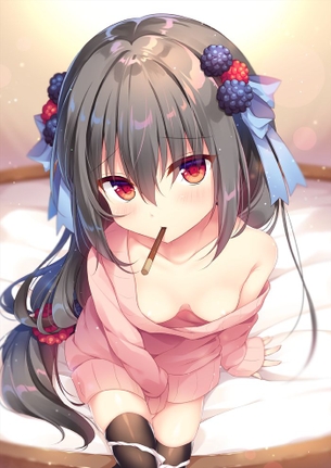 ポッキーの日なのでポッキーを咥えたり挟んだりしてる美少女の画像集めました！