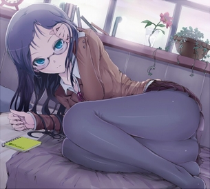 【虹画像】黒タイツ女子校生の画像集 part21