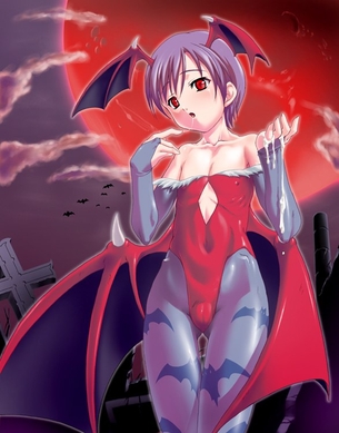 【虹画像】モリガンとリリスのパンスト＆タイツ＆ニーソ画像集 part9