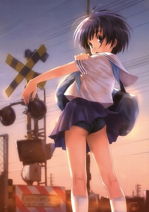 【二次画像】白色系のソックスを履いた女の子の画像集 part4