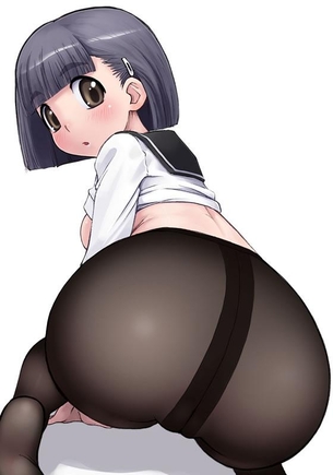 【虹画像】パンストやタイツに包まれたお尻がエロい女の子達の画像集 part4