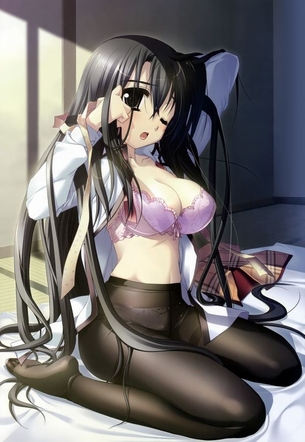 【虹画像】黒タイツ女子校生の画像集 part24