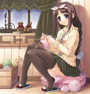 【虹画像】黒ニーソや黒ストッキングを履いた女の子の画像集 part2
