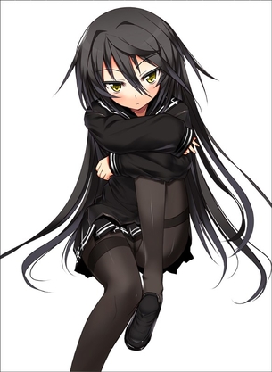 【虹画像】黒タイツ女子校生の画像集 part25