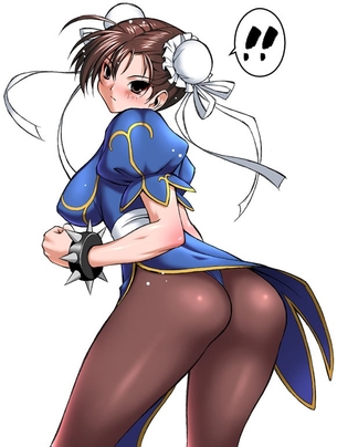 【虹画像】春麗のパンストやタイツを履いたムッチリ美脚画像集 part1