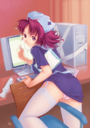 【虹画像】ニーソやストッキングを履いた看護婦さんの画像集 part2
