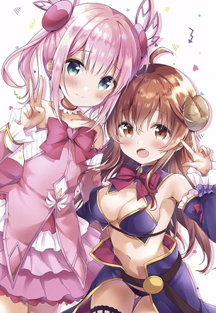 まちカドまぞく　桃シャミの百合エロ画像