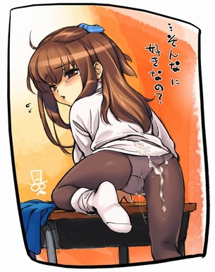 【虹画像】パンストやタイツに包まれたお尻がエロい女の子達の画像集 part8