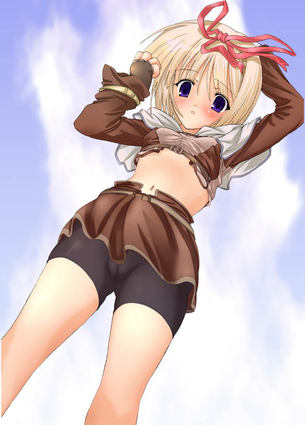 【虹画像】黒スパッツを履いた女の子達の画像集 part24