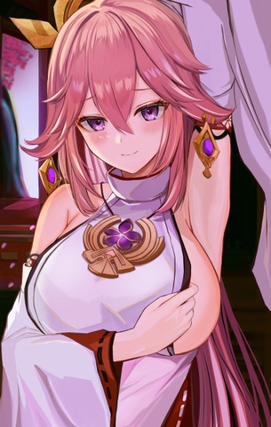 原神　八重神子の萌エロ画像2