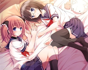 【制服】制服美少女の二次元エロ画像＆イラスト Part04
