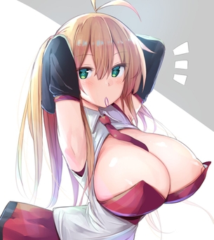 ロケット型のおっぱいが今にも発射しそうな画像3
