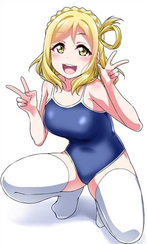 【ニーソ】ぴちぴちのニーソが似合う女の子の二次元エロ画像＆イラスト Part11