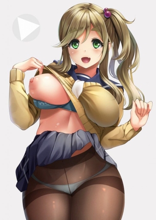 ムチムチな女の子がパンストやタイツで魅力倍増してる二次画像