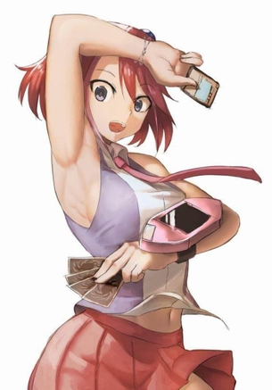 [遊戯王][エロ画像]柊柚子の脇(ワキ)をオカズにしたよ～♪