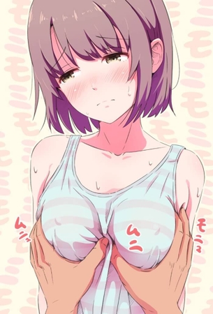 [冴えカノ][エロ画像]加藤恵のおっぱいをガチで揉んだよ～♪