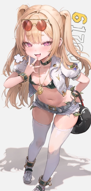 【２次】ニーソックスを着けた女の子のエロ画像その３８