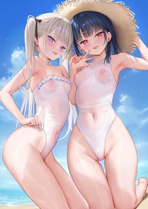【二次】水着女子画像【エロ】　その２０