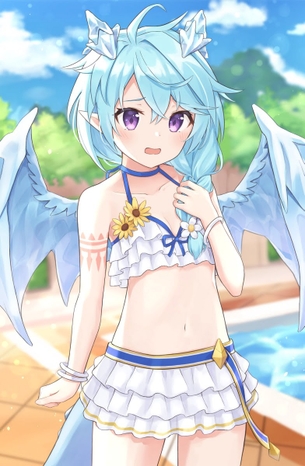 【非・微エロ】水曜日の青髪美少女画像まとめ　その８８
