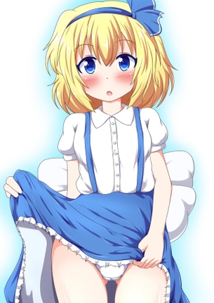 【エロ】スカートをたくし上げてパンツや性器を見せつけてる女の子３０【たくし上げ】