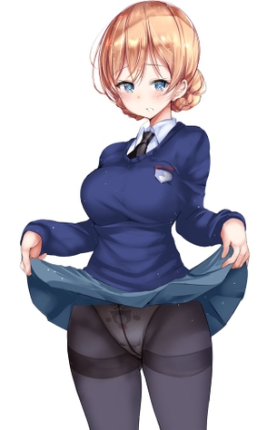 【エロ】スカートをたくし上げてパンツや性器を見せつけてる女の子２４【たくし上げ】