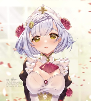 【原神】ノエルの壁紙(PC・スマホ)にできそうな高画質なエロ画像