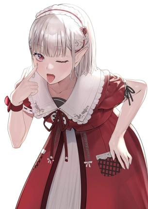 快楽に堕ちそうになってるアヘ顔のエルフのえる抜けるエロ画像！【バーチャルyoutuber】